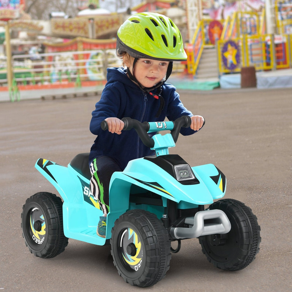 6V Kids Electric ATV 4 Wheels Ride-On Toy-Black