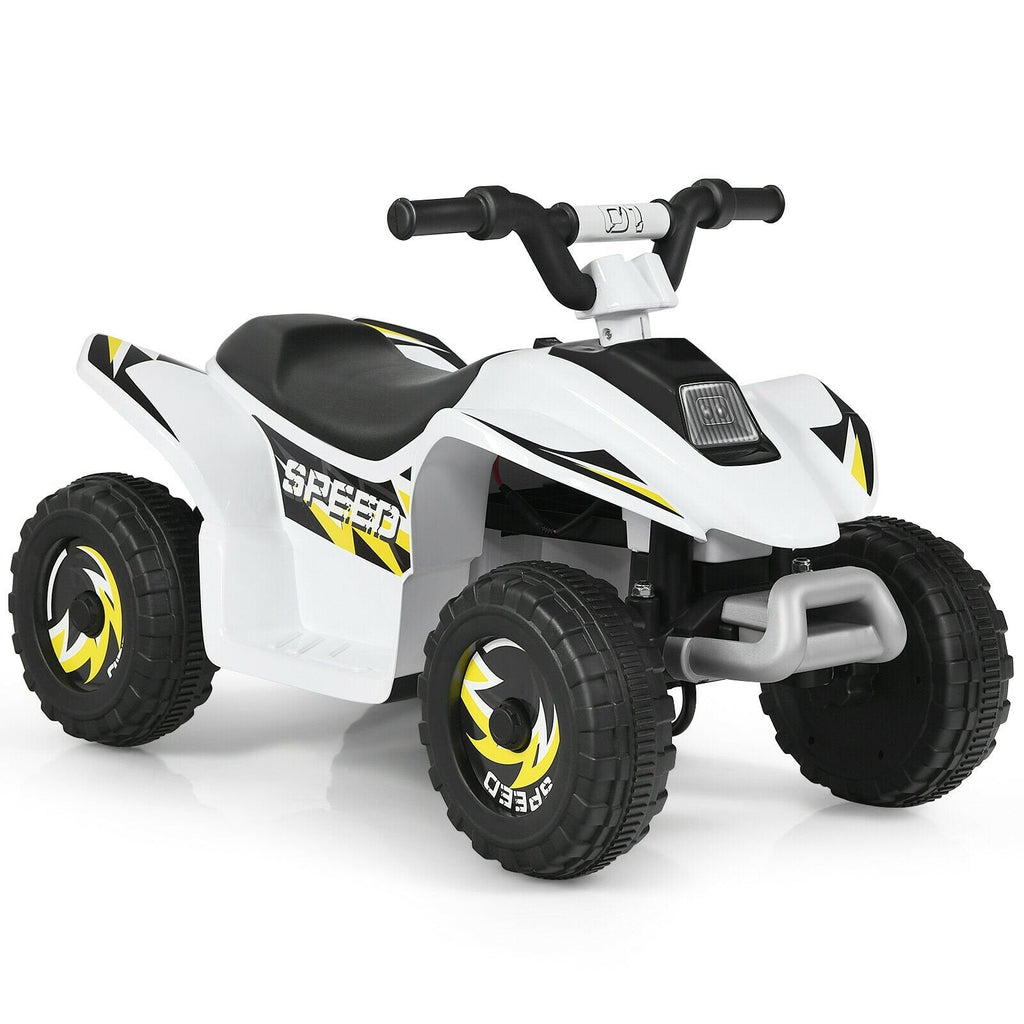 6V Kids Electric ATV 4 Wheels Ride-On Toy-Black