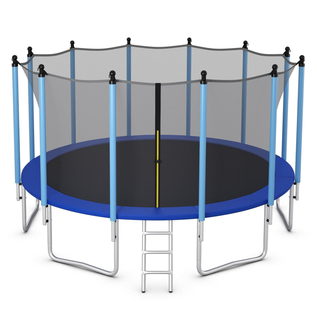 Outdoor Trampoline with Safety Closure Net-8 ft