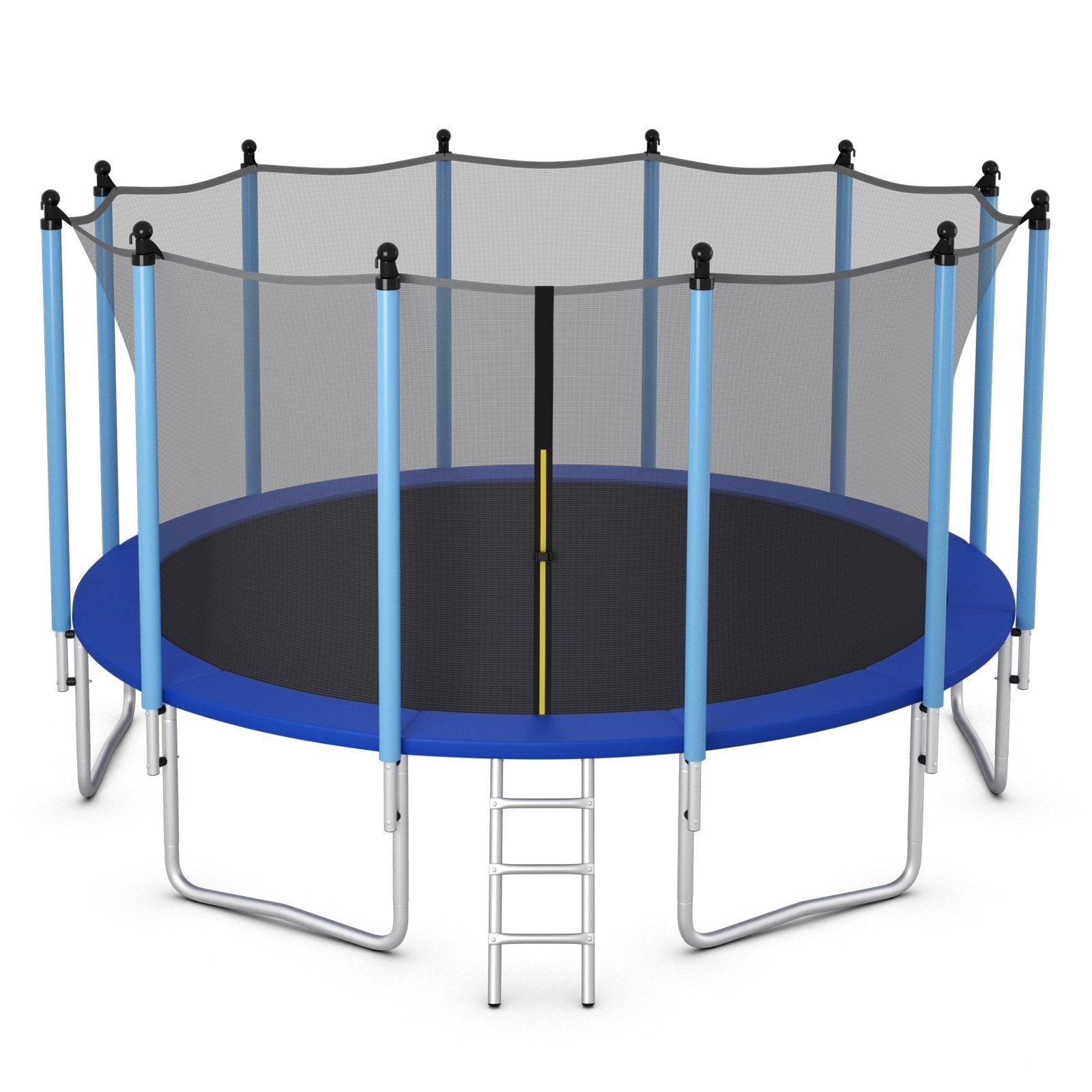Outdoor Trampoline with Safety Closure Net-8 ft