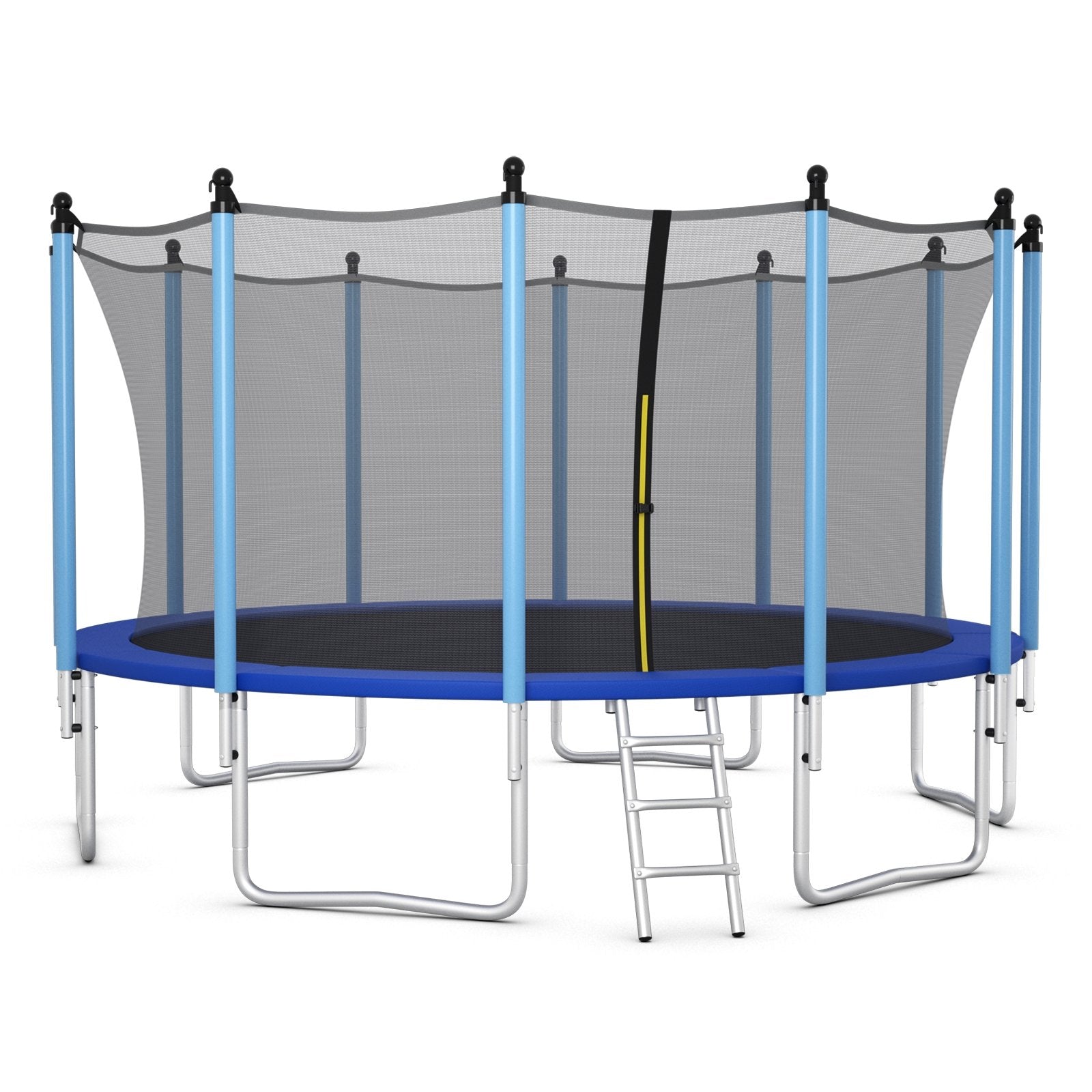Outdoor Trampoline with Safety Closure Net-8 ft
