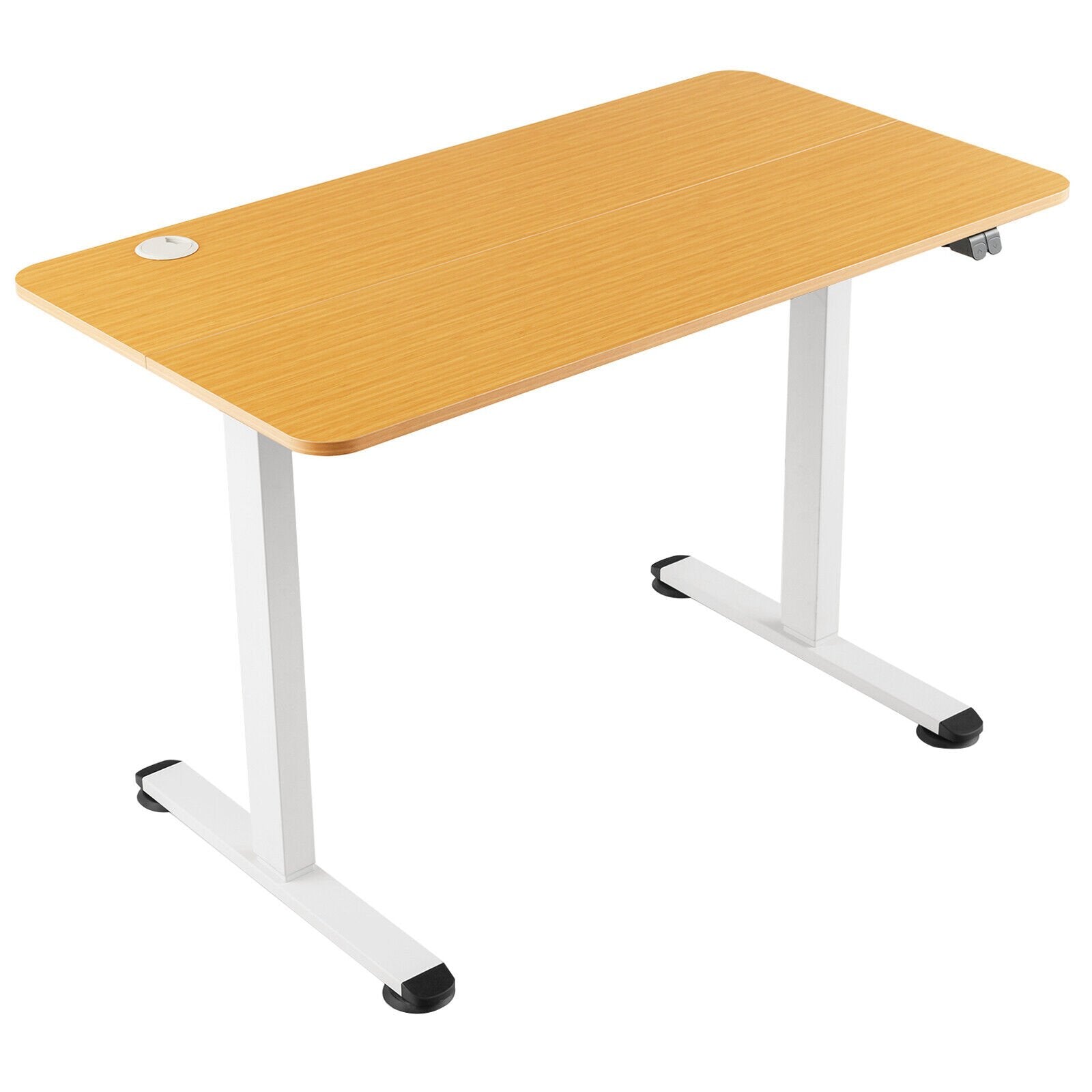 Electric Standing Desk Adjustable Stand up Computer Desk Anti-collision-Black