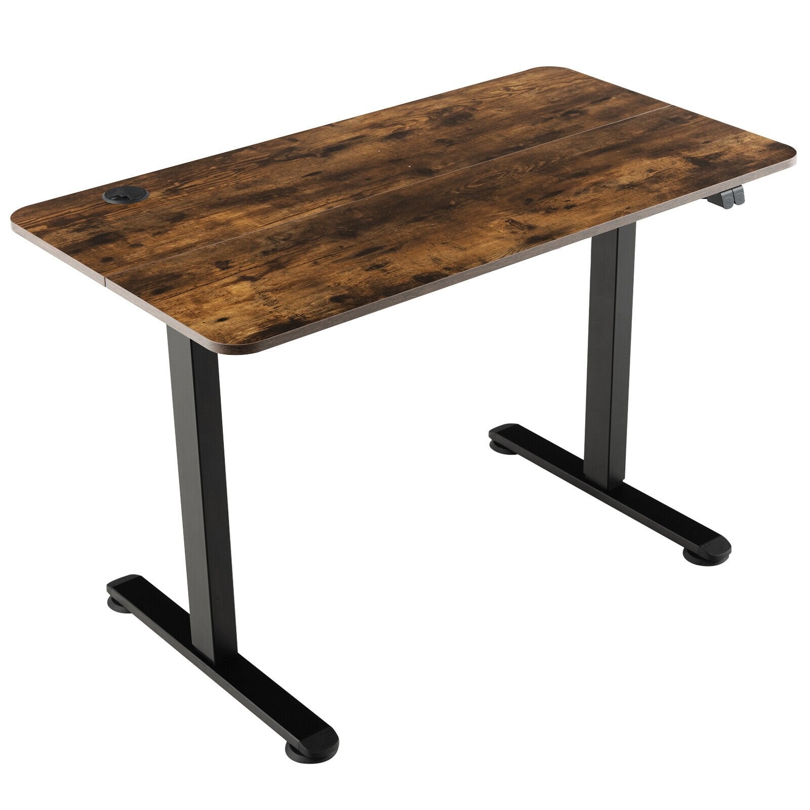 Electric Standing Desk Adjustable Stand up Computer Desk Anti-collision-Black