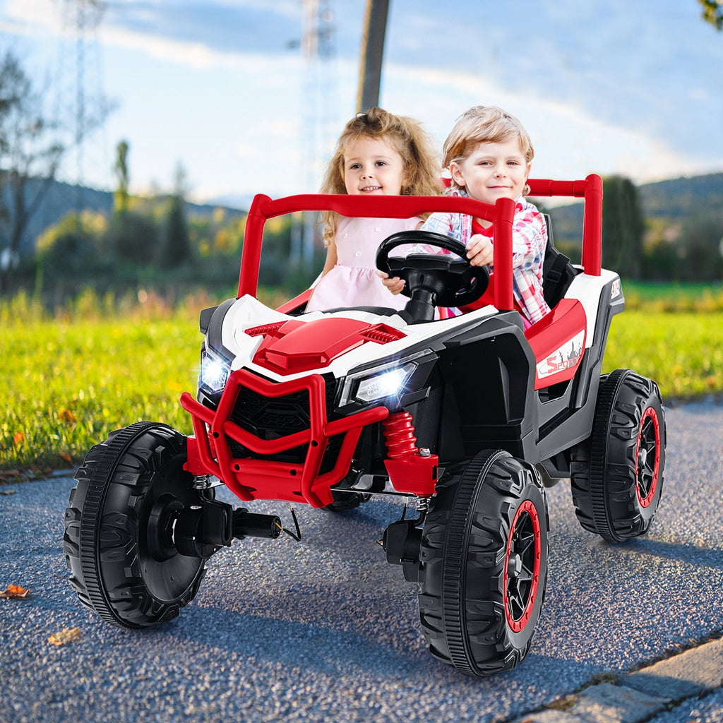 2-Seater Kids Ride on UTV with 2.4G Remote Control for over 3 Years Old Children-Red