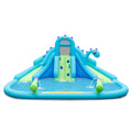 Inflatable Water Slide with Dual Slides and Large Splash Pool (Without Blower)