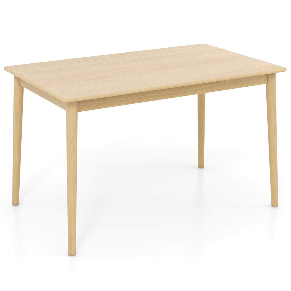 48 Inches Wooden Dining Table for 4 People-Brown