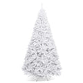6 Feet / 7.5 Feet / 9 Feet Hinged Artificial Christmas Tree with Metal Stand-9 Feet