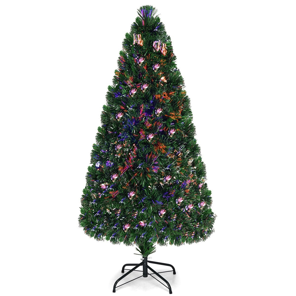 3' / 4' / 5' / 6' Fiber Optic Artificial PVC Christmas Tree-6 ft