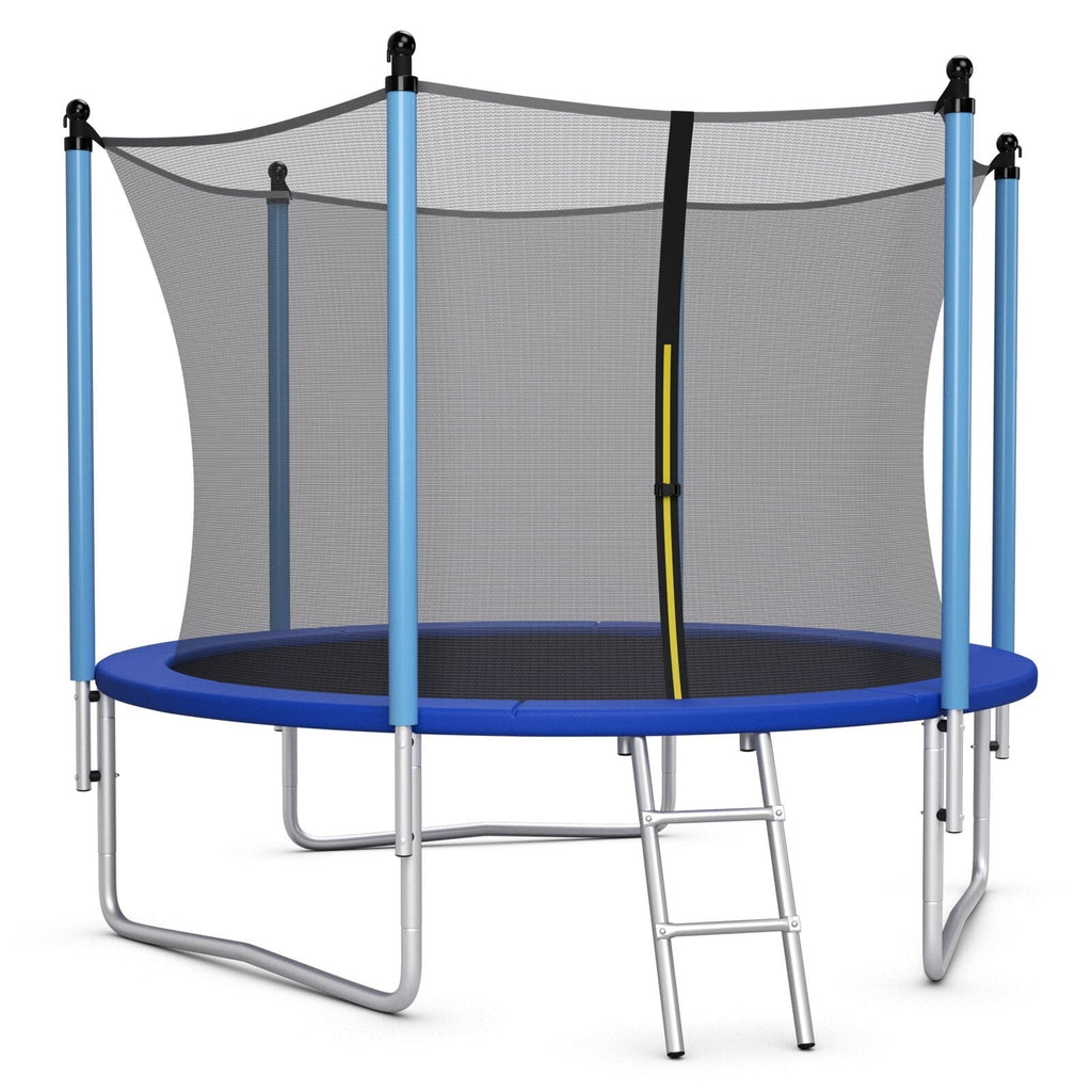 Outdoor Trampoline with Safety Closure Net-8 ft