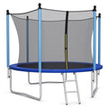 Outdoor Trampoline with Safety Closure Net-8 ft