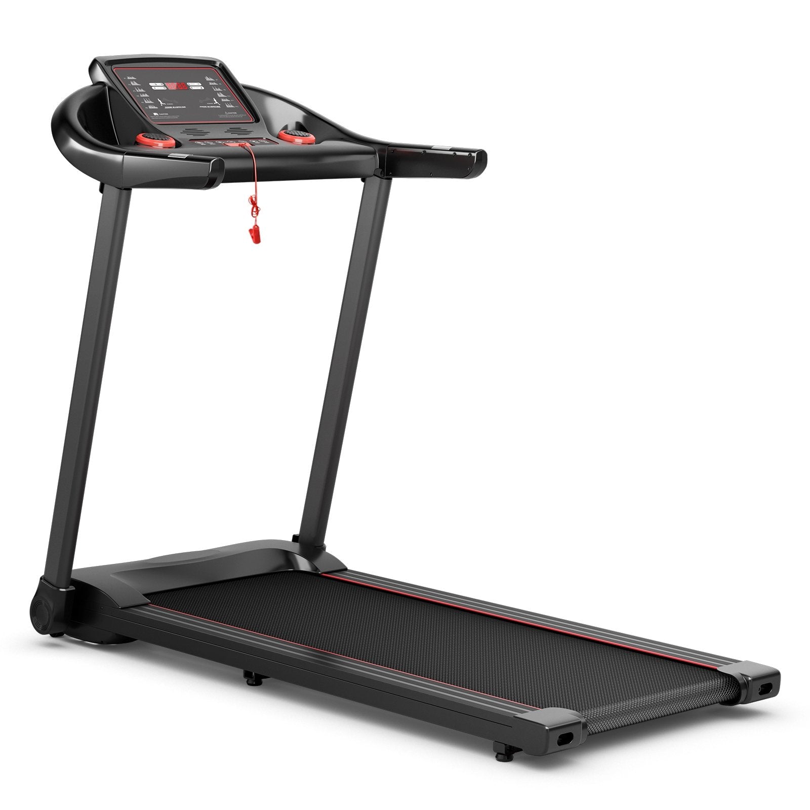2.25HP Electric Running Machine Treadmill with Speaker and APP Control-Blue