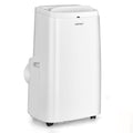 White 9000BTU 3-in-1 Portable Air Conditioner with Remote