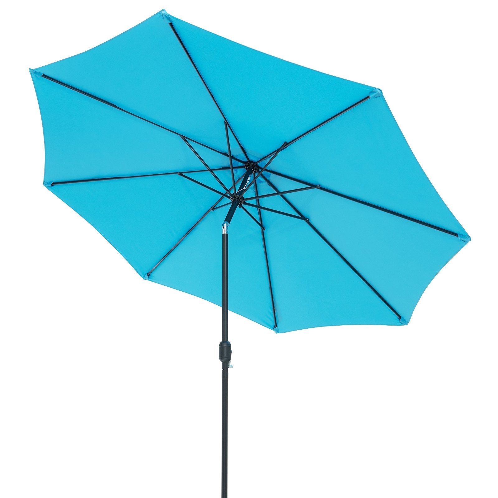 10 Feet Outdoor Patio Umbrella with Tilt Adjustment and Crank-Beige