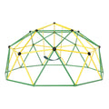 10 Feet Dome Climber with Swing and 800 Lbs Load Capacity-Green