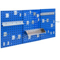 Wall-Mounted Pegboard Kit with 3 Pegboards for Garage Workshop-Black