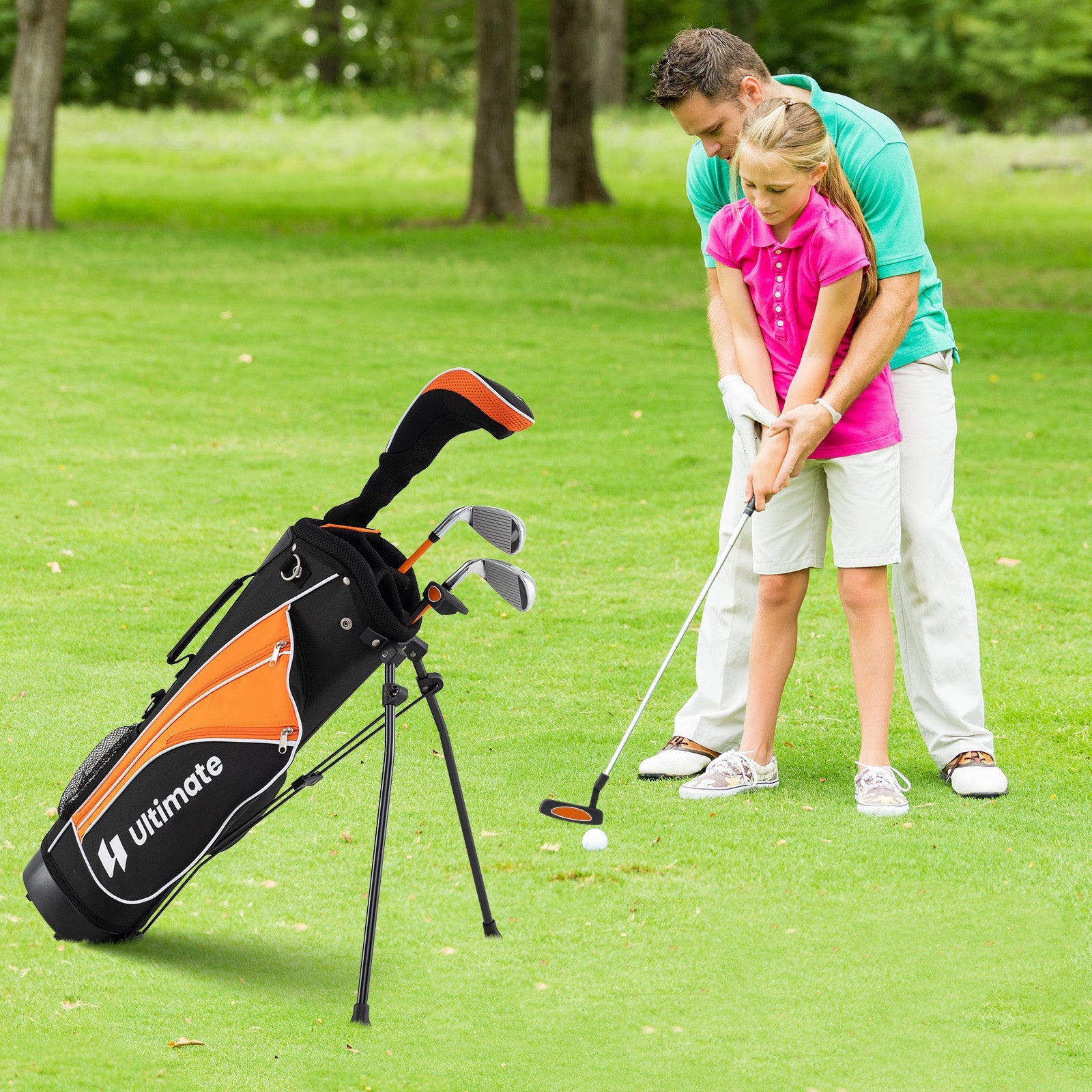 Complete Golf Club Set for Children Age 11-13-Blue