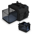 Portable Foldable Pet Carrying Bag with 2 Openings and Comfy Cushion-S