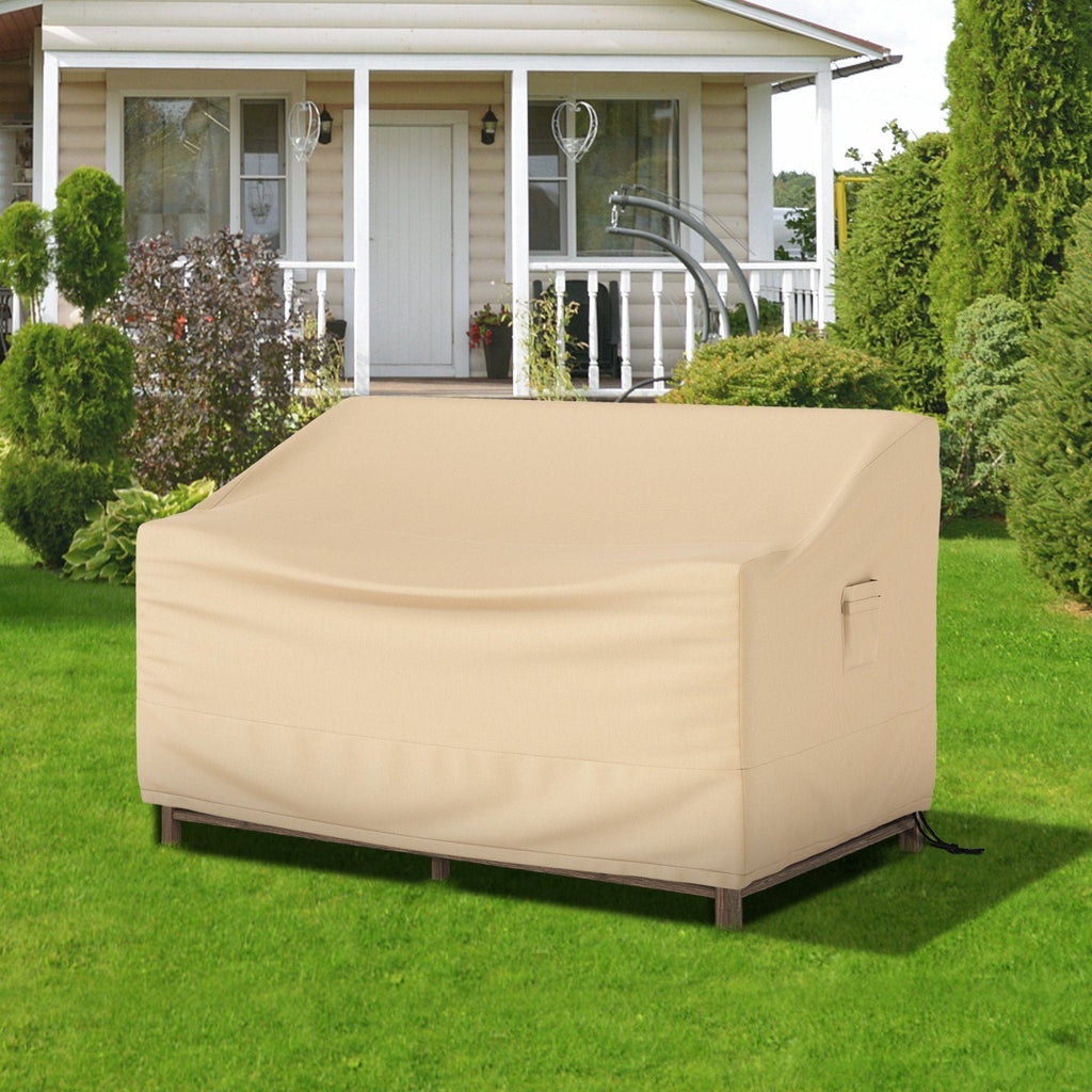 Patio Furniture Cover with Padded Handle and Click-Close Straps-90 x 50 x 32 inches