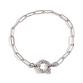 Vintage Edge O Chain Bracelet