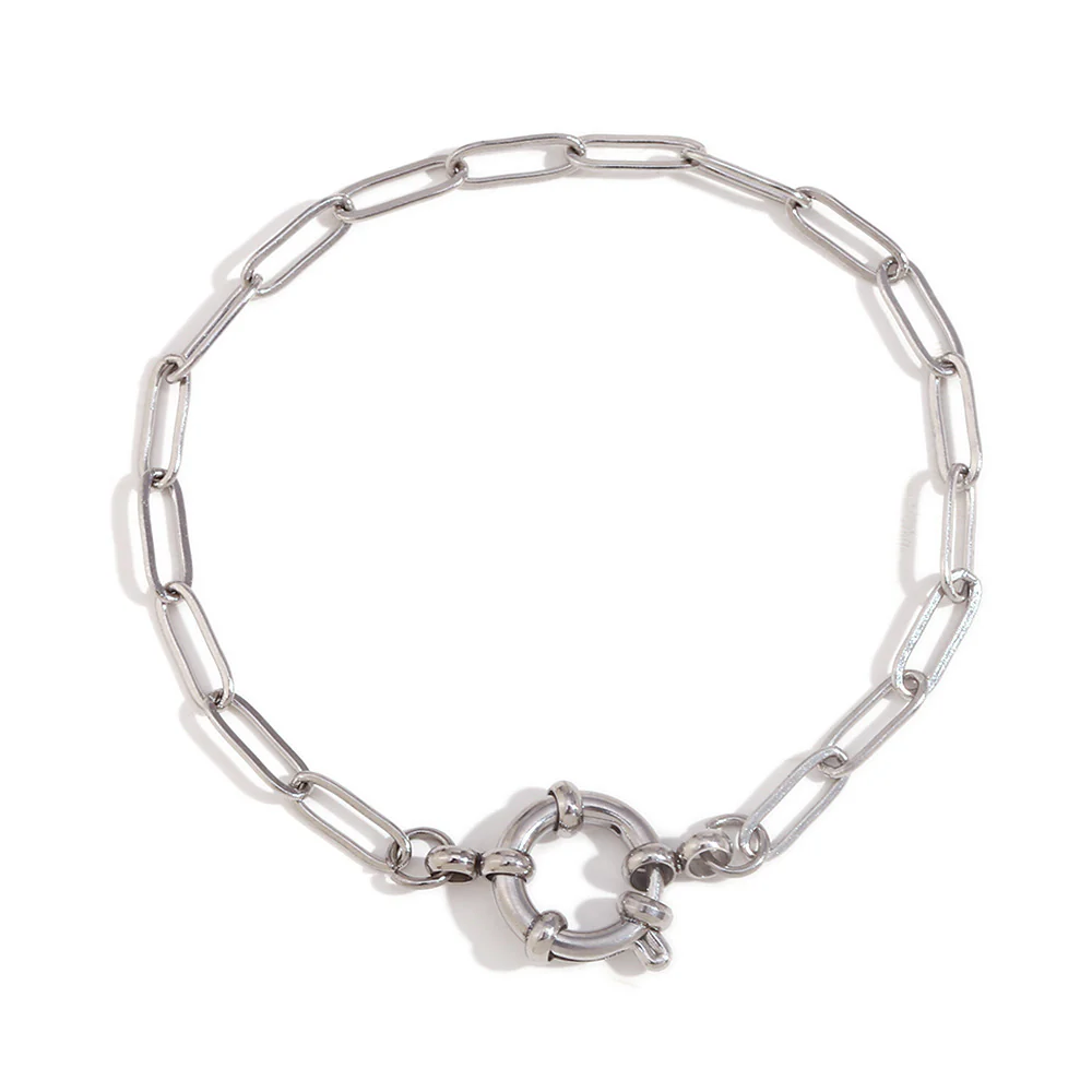 Vintage Edge O Chain Bracelet