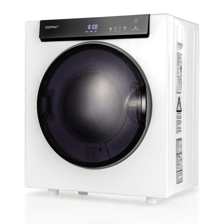 3-Piece Laundry room Bundle: Single Bathroom Vanity + Tall Bathroom Floor Cabinet + 2.6 Cu.ft Compact Portable Clothes Dryer