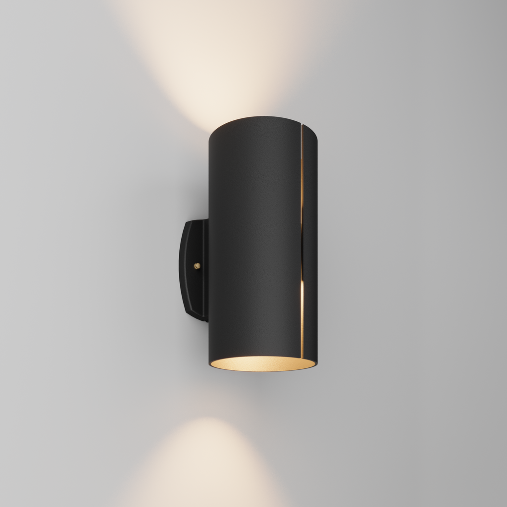 Évolution • Luminaire mural cylindrique pour l'extérieur avec fente [1842]