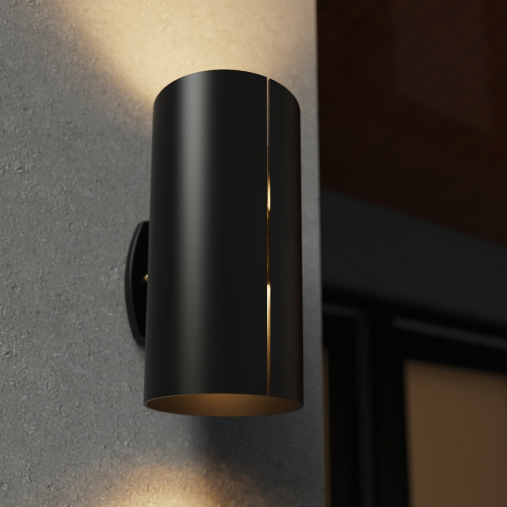Évolution • Luminaire mural cylindrique pour l'extérieur avec fente [1842]