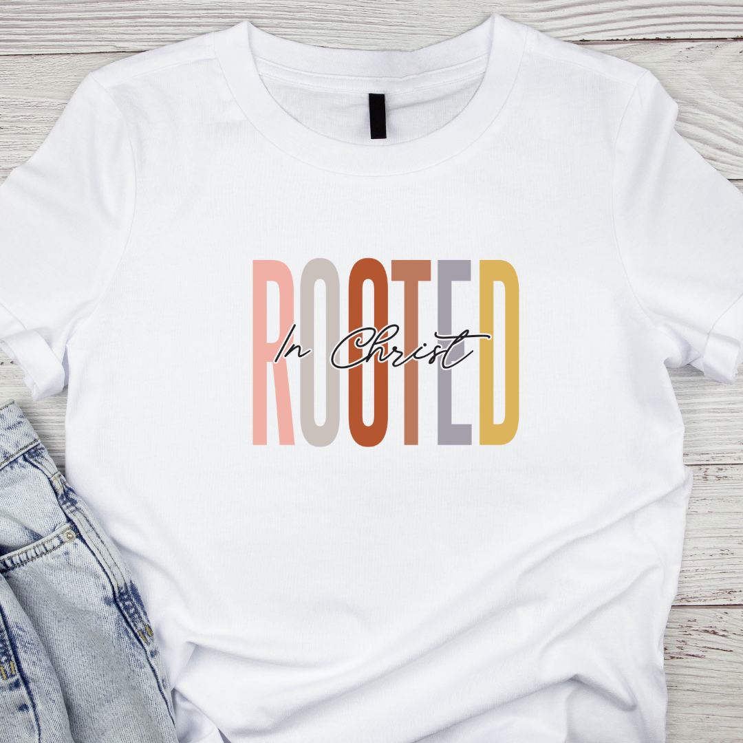 Rooted In Christ UV DTF/DTF TRANSFER