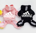 Adidog Dog Tracksuit | Streetwear Athletic Dog Outfit