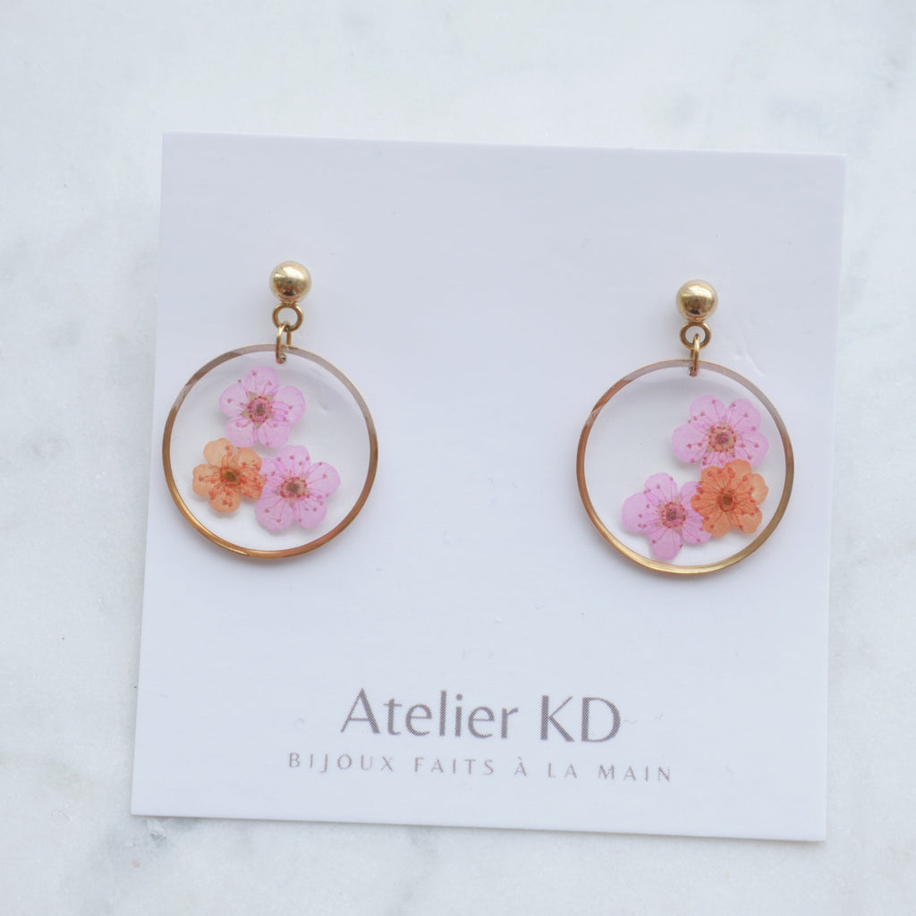 Edition Spéciale - Boucles d'oreilles duo Sofia - rond