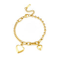Dainty Heart Link Bracelet