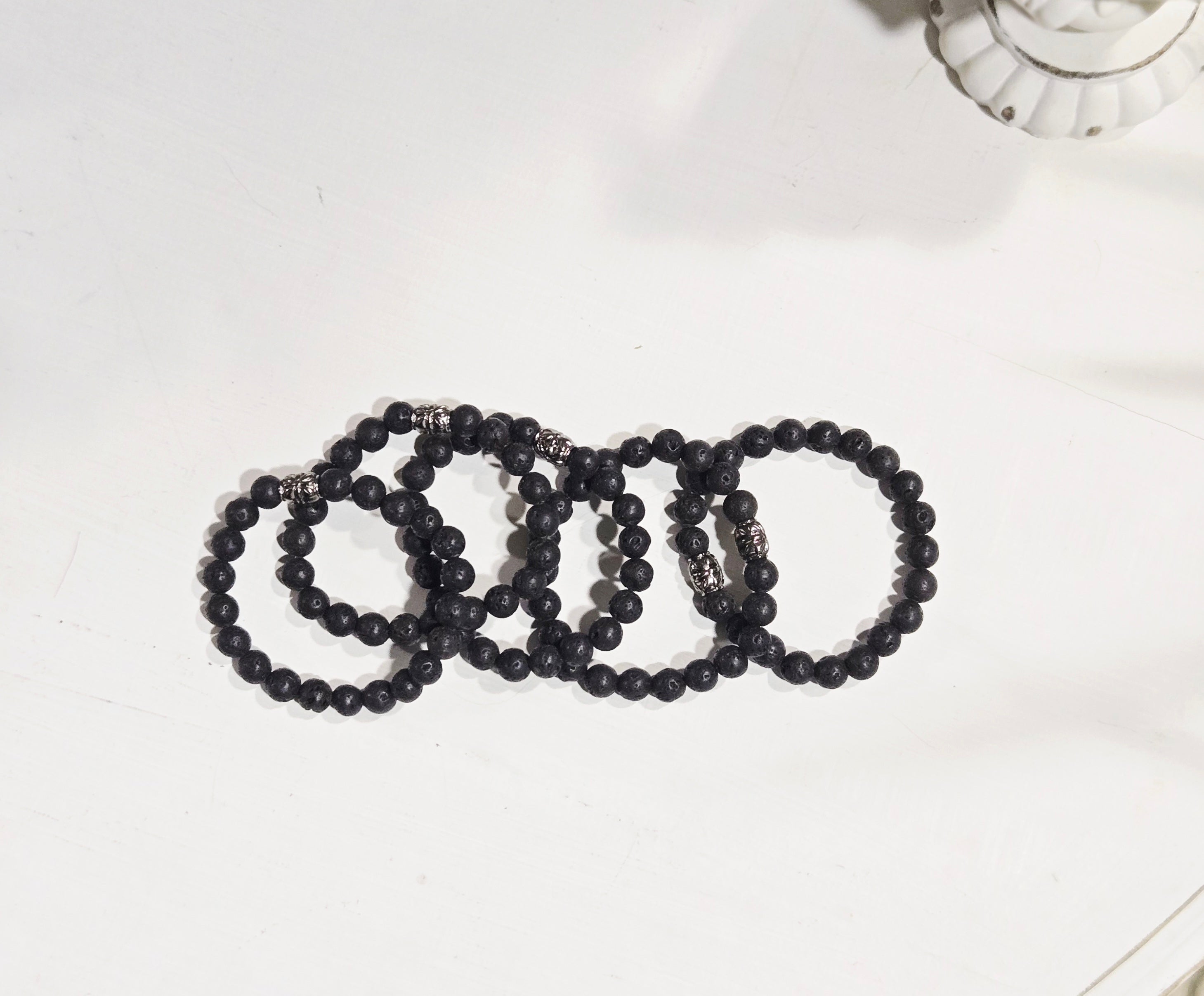 Lava Stone Bead Bracelet