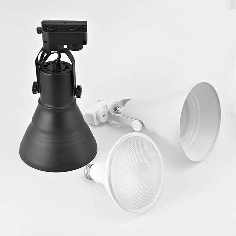 PAR38 Track Spotlight Lamp Holder Track Light Universal Swing Lampshade
