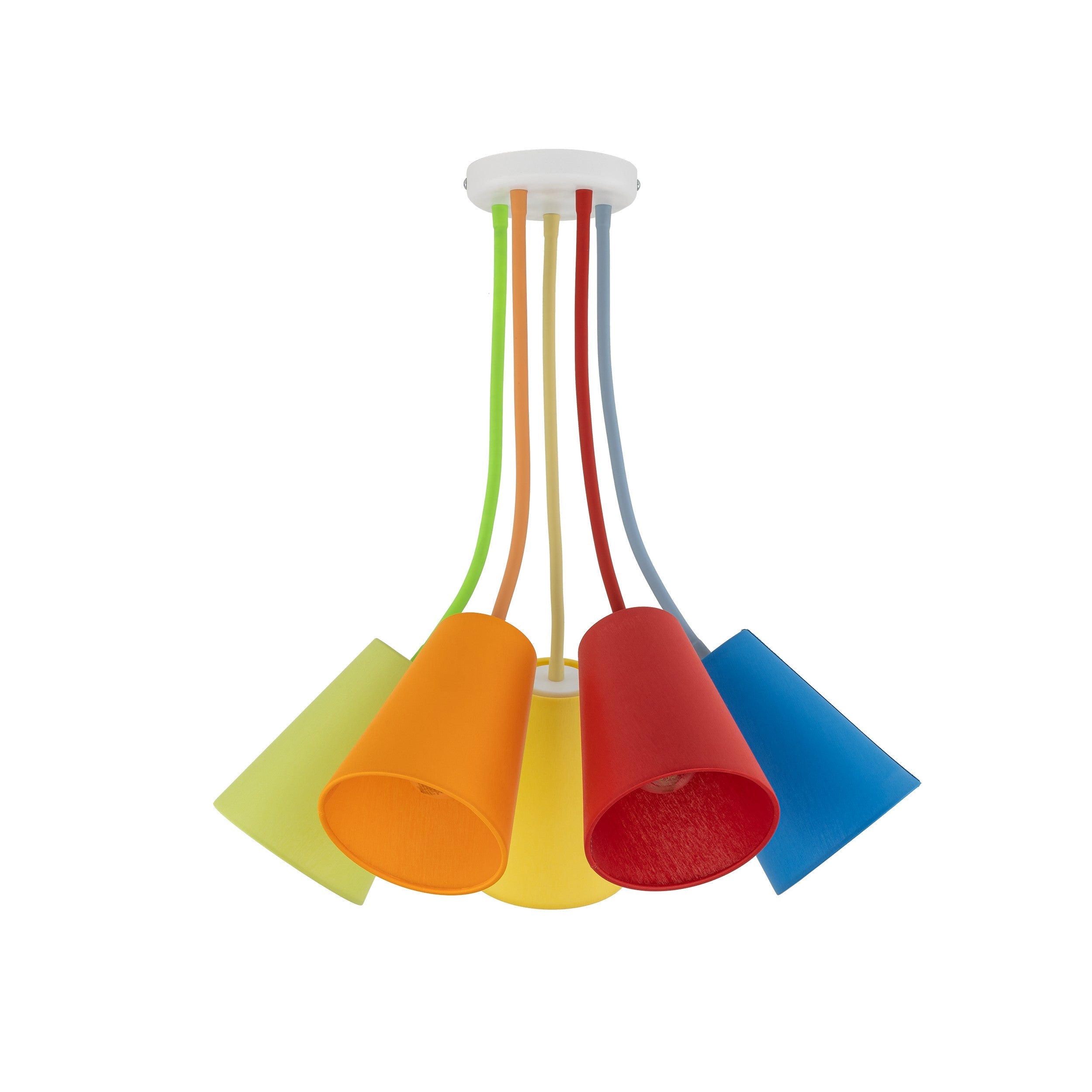 WIRE Adjustable 5-Light Ceiling Lamp for Kids Room & Nursery