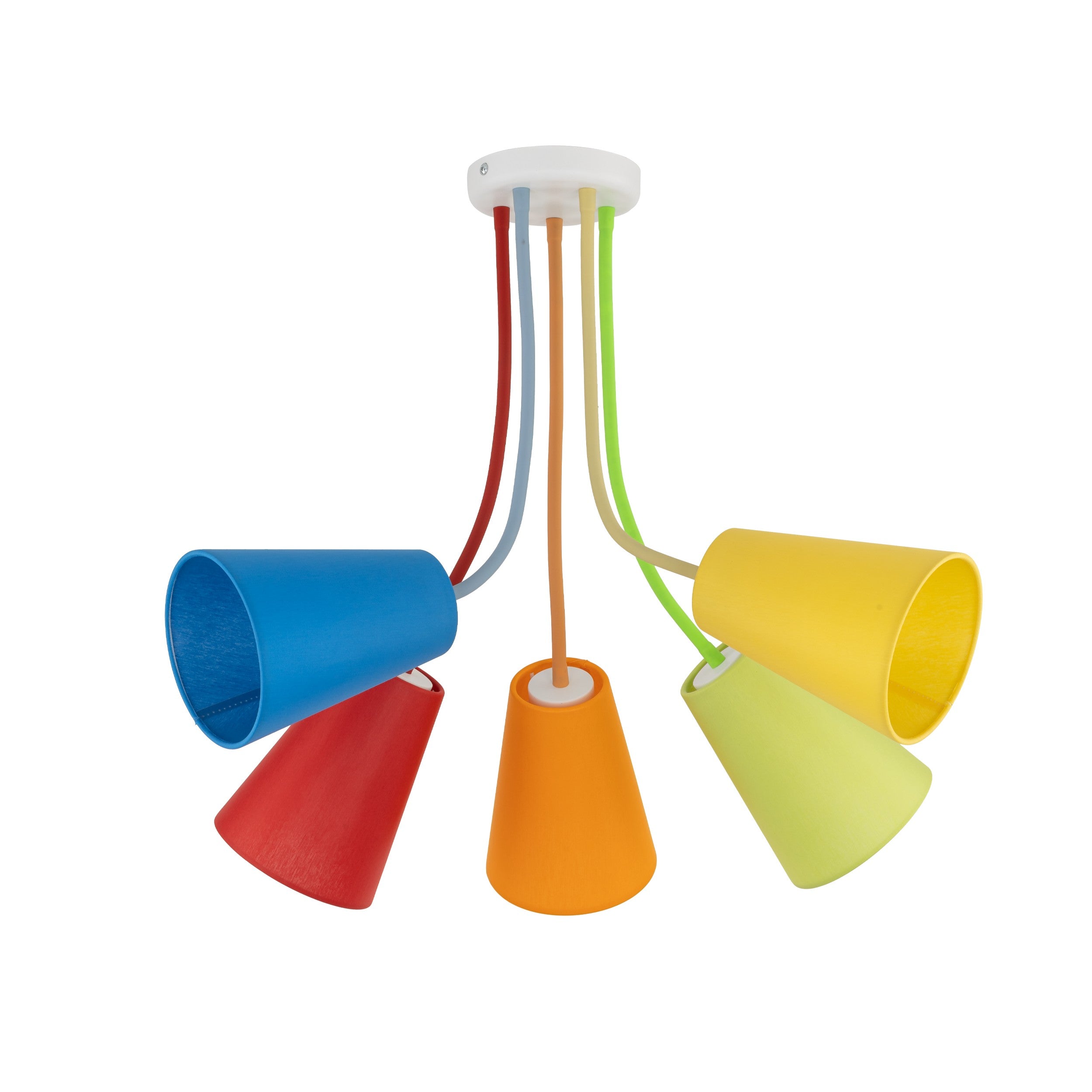 WIRE Adjustable 5-Light Ceiling Lamp for Kids Room & Nursery