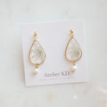 Boucles d'oreilles Perla - goutte (moyen)