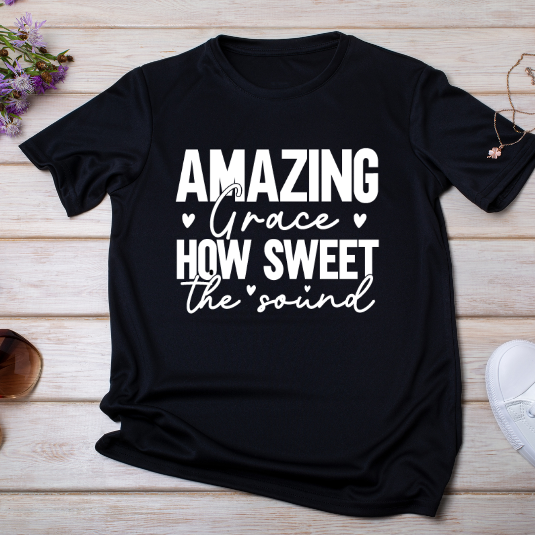 Amazing Grace How Sweet the Sound UV DTF/DTF TRANSFER