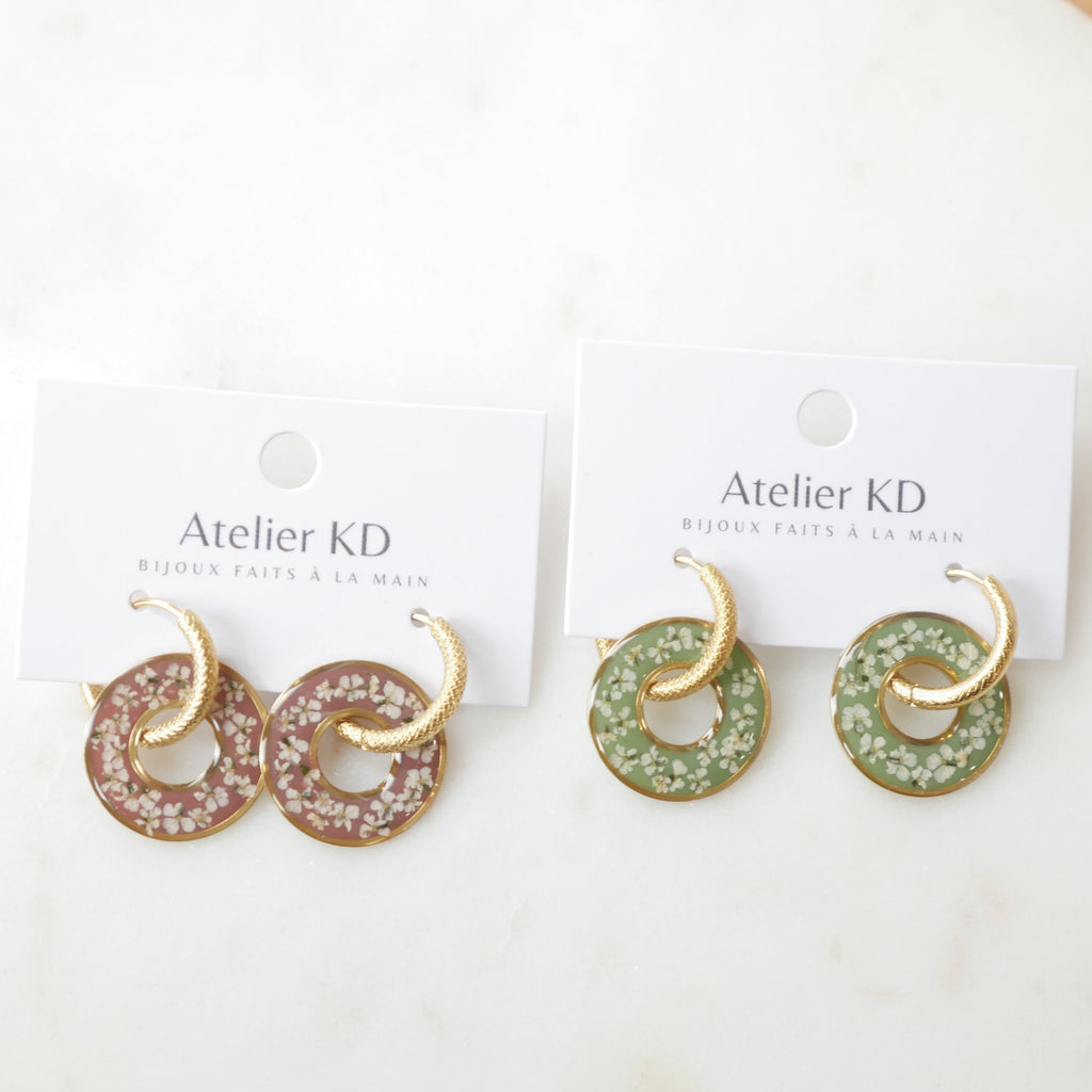 Boucles d'oreilles Dona (moyen 20mm) - Édition spéciale automne 2025