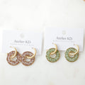 Boucles d'oreilles Dona (moyen 20mm) - Édition spéciale automne 2025