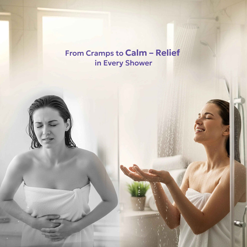 Zen & Hearth Cycle Comfort Shower Steamers – Aromatherapy Self-Care with Clary Sage, Lavender & Geranium for Calming Cycle Day Rituals – Made in Canada