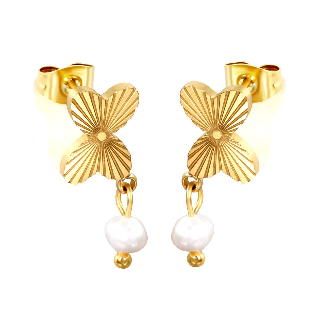 Butterfly Dream Pearl Earrings