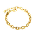 Radiant Round Tail Clasp Bracelet
