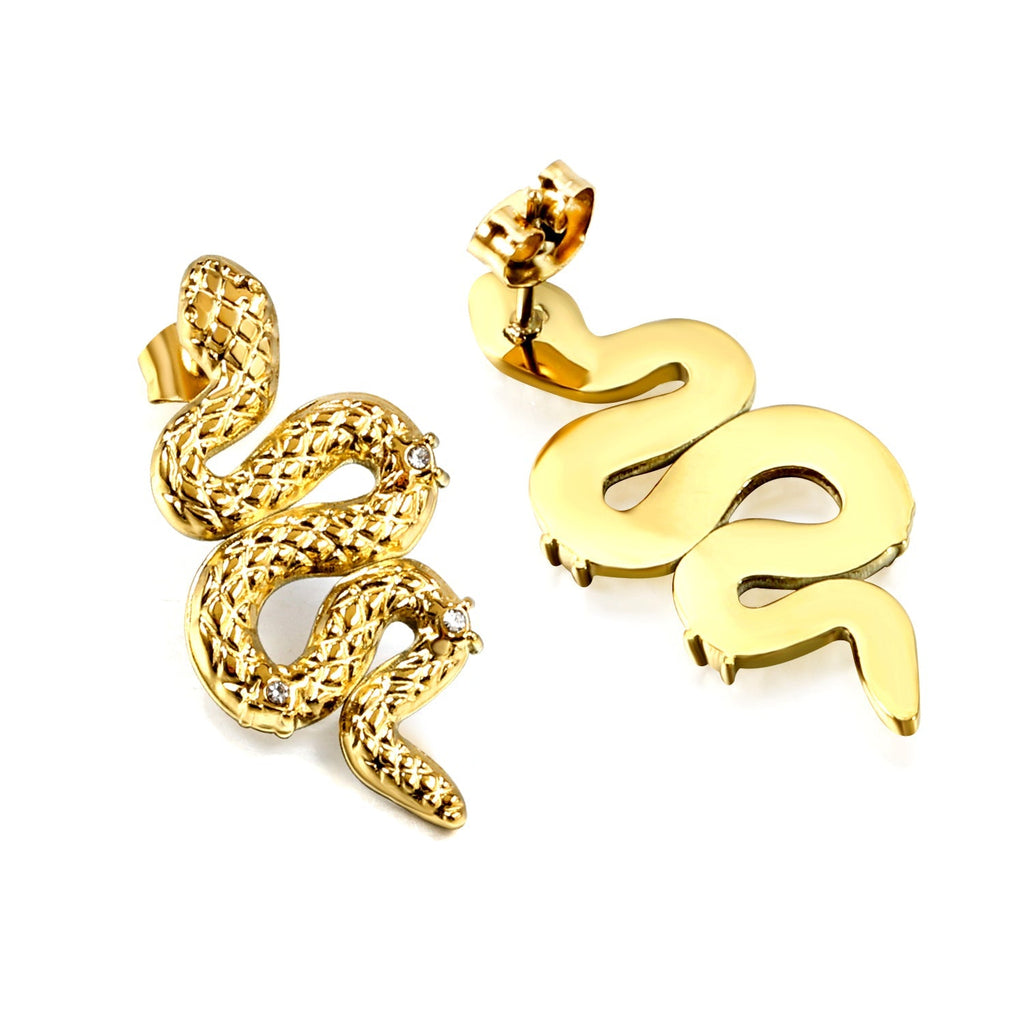 Serpent Diamond Studs