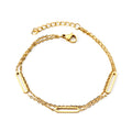 Triple Chain Circle Bangle