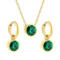 Radiant Pearl and Diamond Set