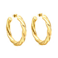 Twist of Gold Earrings