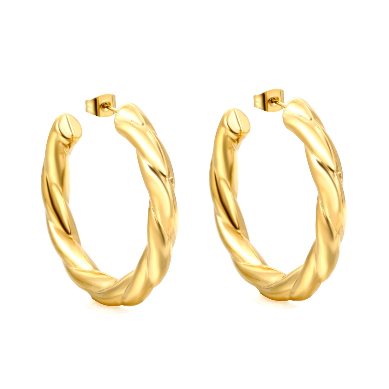 Twist of Gold Earrings