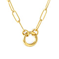 Golden Harmony Wire Necklace