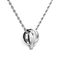 Twisted Mill Pendant Necklace