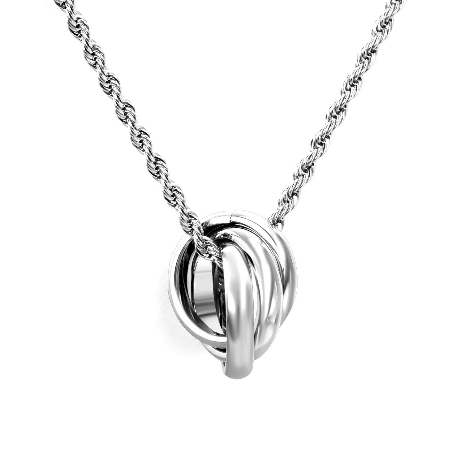 Twisted Mill Pendant Necklace